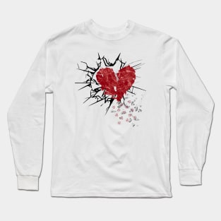 Shattered Heart Long Sleeve T-Shirt